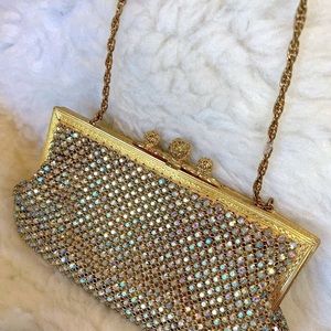 VINTAGE Allure of West Germany crystal purse